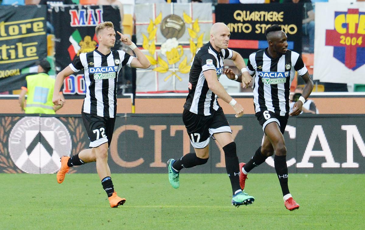 Udinese Calcio | Udinese zaseda na lestvici skromno 17. mesto. | Foto Getty Images