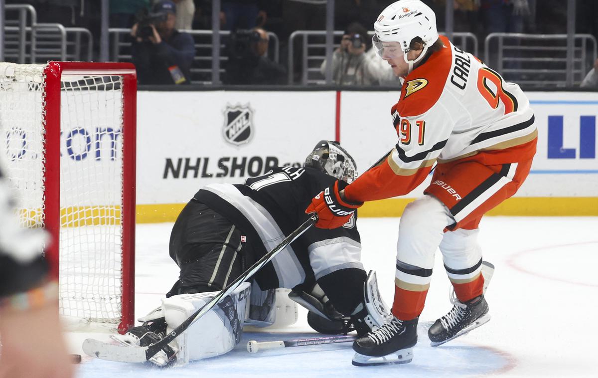 Los Angeles Kings : ANaheim Ducks | Kralji so po izvajanju kazenskih strelov izgubili proti Anaheimu. | Foto Reuters