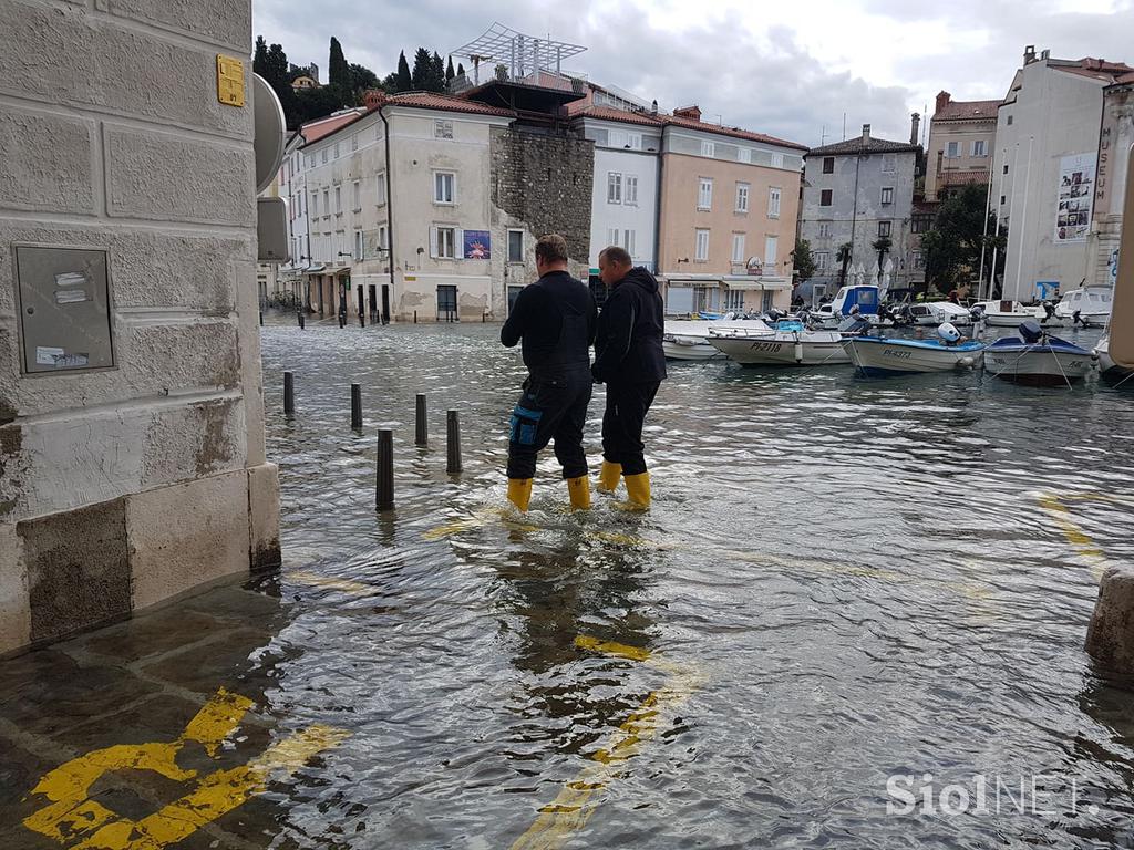 Poplave v Piranu