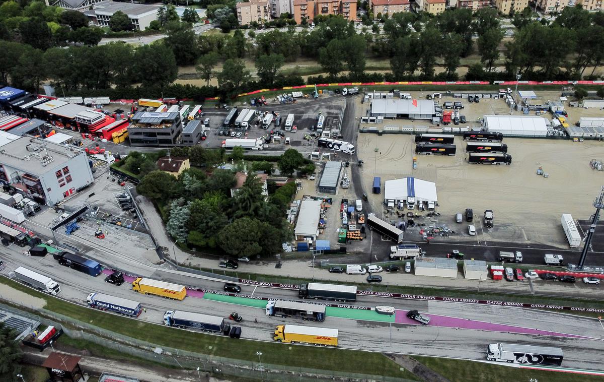 Imola poplave | Zaradi naravne katastrofe v Emiliji - Romanji so odpovedali dirko formule ena v Imoli. | Foto Guliverimage