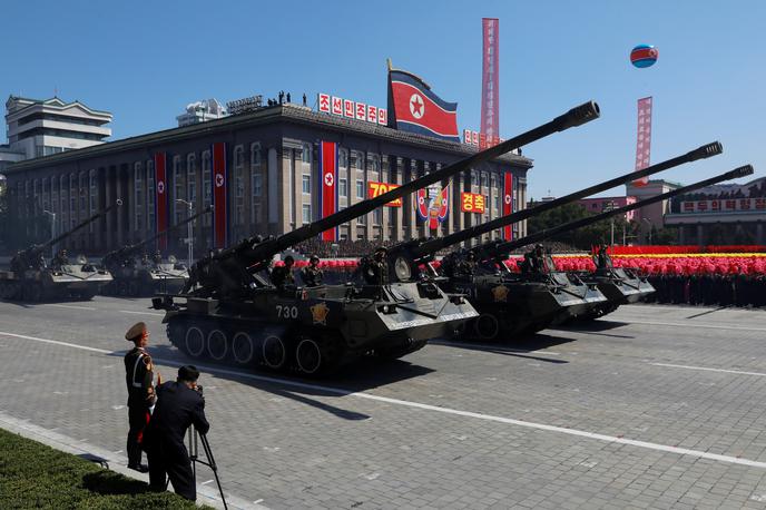 Severna Koreja, 70 let | Po poročanju lokalnih medijev je šlo verjetno za preizkus rakete kratkega dosega. | Foto Reuters