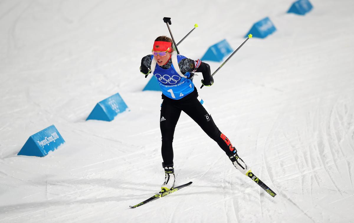 Laura Dahlmeier | Zaradi zdravstvenih težav bo Nemka Laura Dahlmeier izpustila tekmo na Pokljuki. | Foto Getty Images