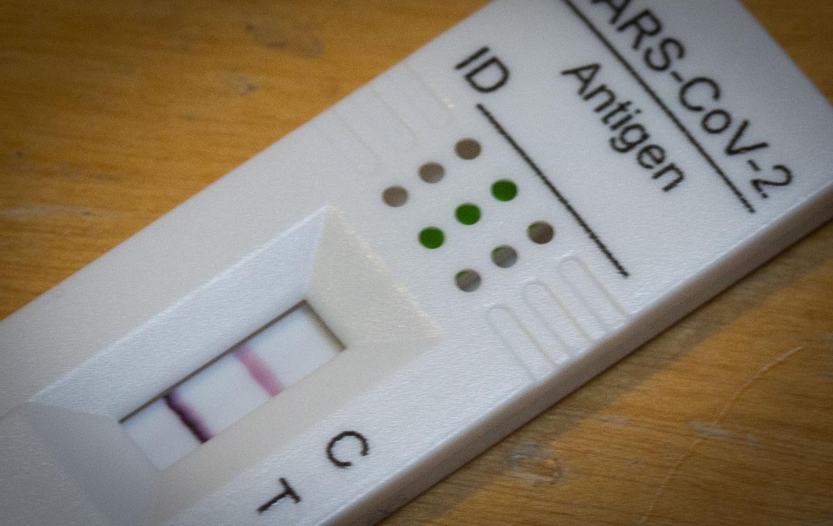 Pozitivni covid test. Testiranje otrok. | Foto Bojan Puhek