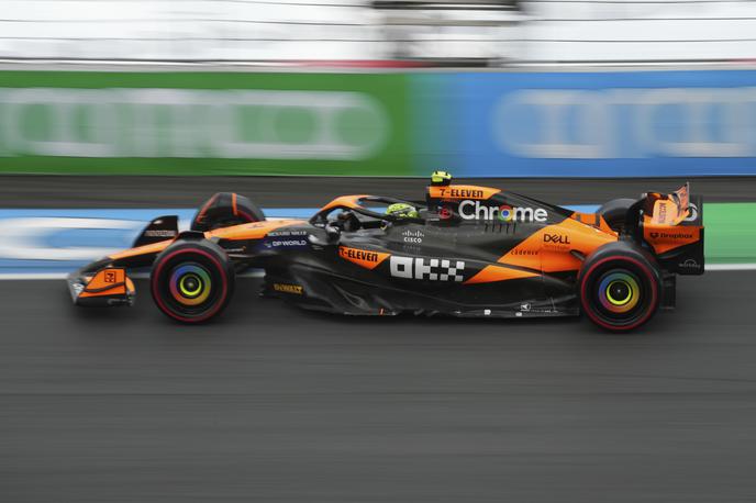 Zandvoort Lando Norris McLaren | Lando Norris bo tretjič letos na prvem štartnem položaju, s katerega pa mu še ni uspelo zmagati. | Foto Guliverimage