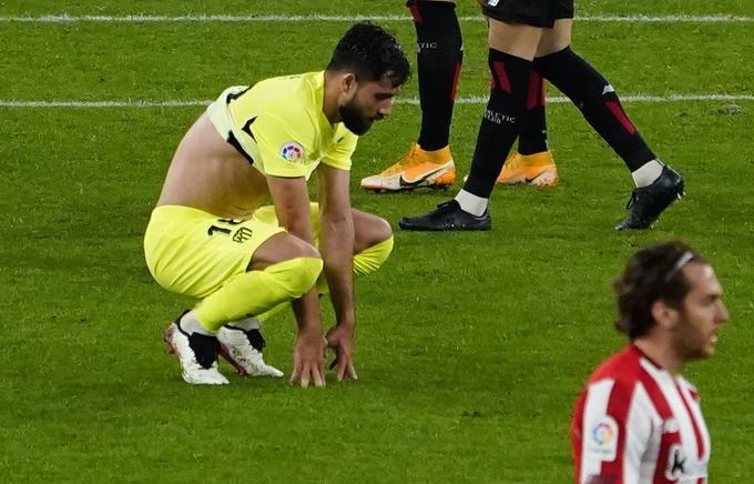 Razočaranje Felipeja po porazu v Bilbau. | Foto: Reuters