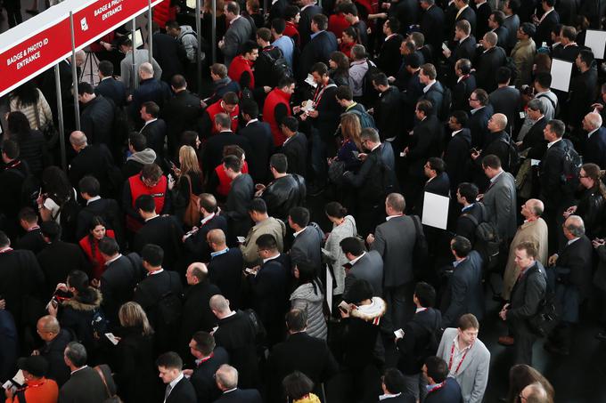 Lanski Mobile World Congress je v Barcelono privabil okrog 110 tisoč udeležencev. | Foto: Reuters