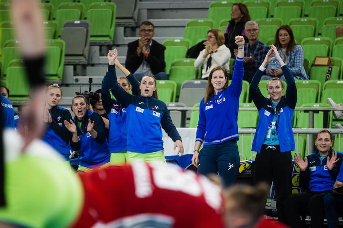 Prijateljska tekma Slovenija - Madžarska, slovenska ženska rokometna reprezentanca | Slovenke bodo čez devet dni domače evropsko prvenstvo odprle s tekmo proti Danski. Še ta teden bodo s Hrvaško odigrale pripravljalni tekmi. | Foto Grega Valančič/Sportida