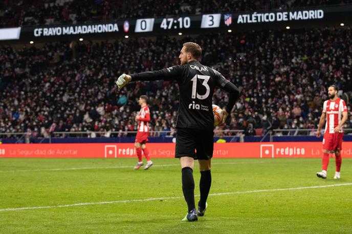 Jan Oblak | Jan Oblak je odigral tudi pokalno tekmo, 30-letni Francoz Benjamin Lecomte pa ostal brez krstnega nastopa za rdeče-bele. | Foto Guliverimage