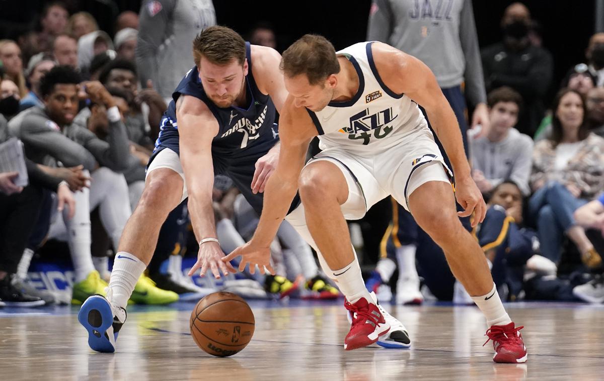 Dončić Bogdanović Dallas Utah | V četrtek bomo lahko spremljali obračun Dončić-Bogdanović. | Foto Guliver Image