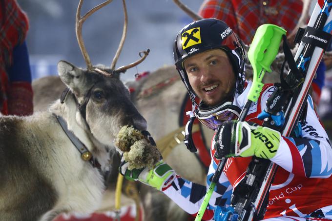 Marcel Hirscher je jelena poimenoval Leo. | Foto: Getty Images