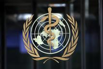 World health organization WHO logo stavba