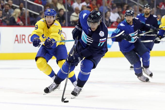 Kapetan Evrope Anže Kopitar je z zadetkom v prazen gol postavil končni rezultat. | Foto: Reuters