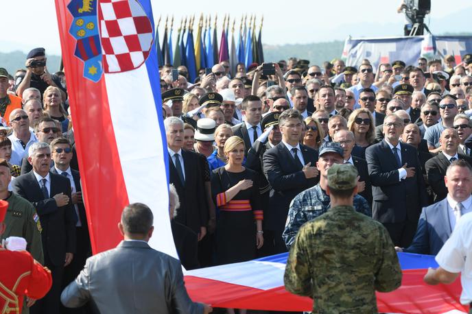 Nevihta, Knin | Hrvaška proslavlja obletnico akcije Nevihta, ki je leta 1995 pripeljala do konca vojne v tej državi | Foto STA