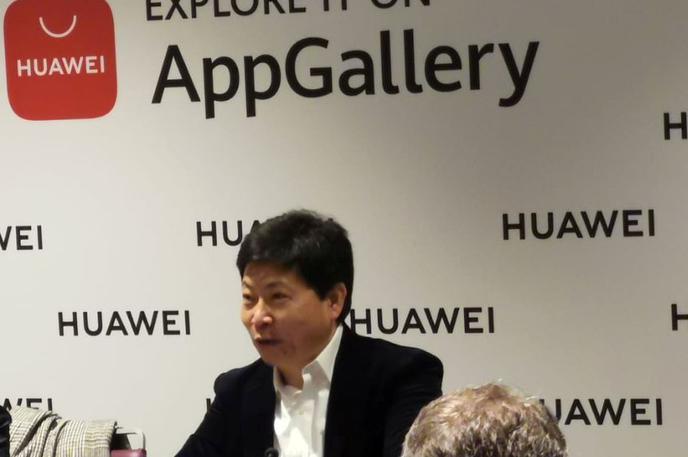 Richard Yu, Huawei, Barcelona, 2020 | Richard Yu je v Barceloni odgovarjal na vprašanja ozkega kroga izbranih medijskih predstavnikov. | Foto Norman Müller