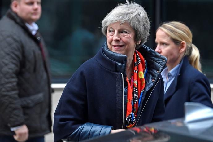 Theresa May | Britanska premierka Theresa May na predvečer evropskega vrha o brexitu prihaja v Bruselj. | Foto Reuters