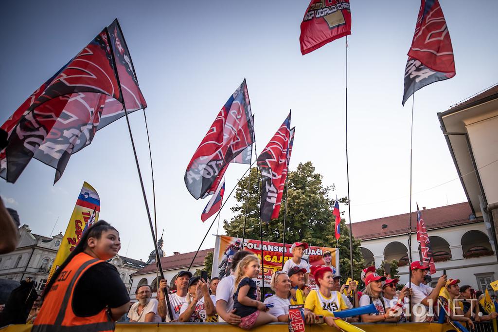 Maribor, sprejem za Tima Gajserja