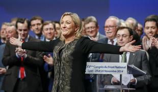 Marine Le Pen zmagala