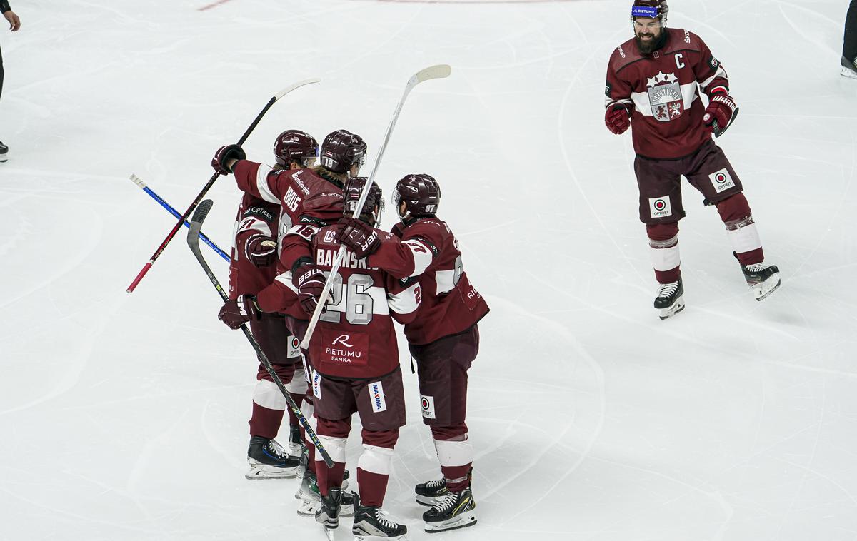 slovenska hokejska reprezentanca : Latvija | Latvijci so na uvodni tekmi s 4:2 premagali Slovence. | Foto LHF