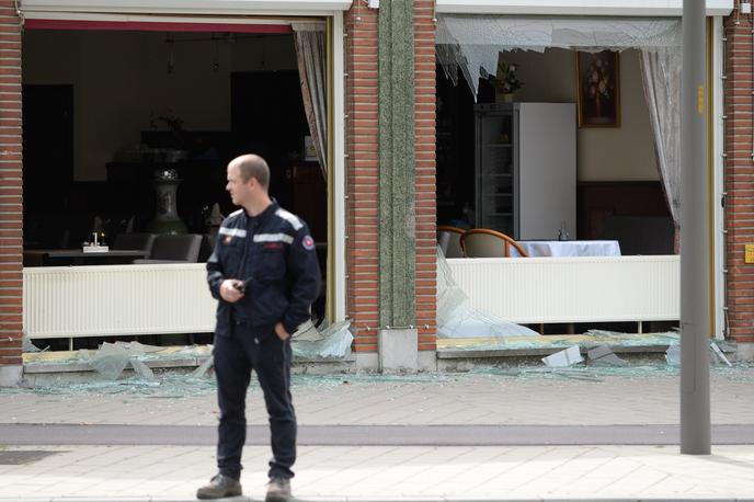 Posledice eksplozije v Antwerpnu | Foto Reuters