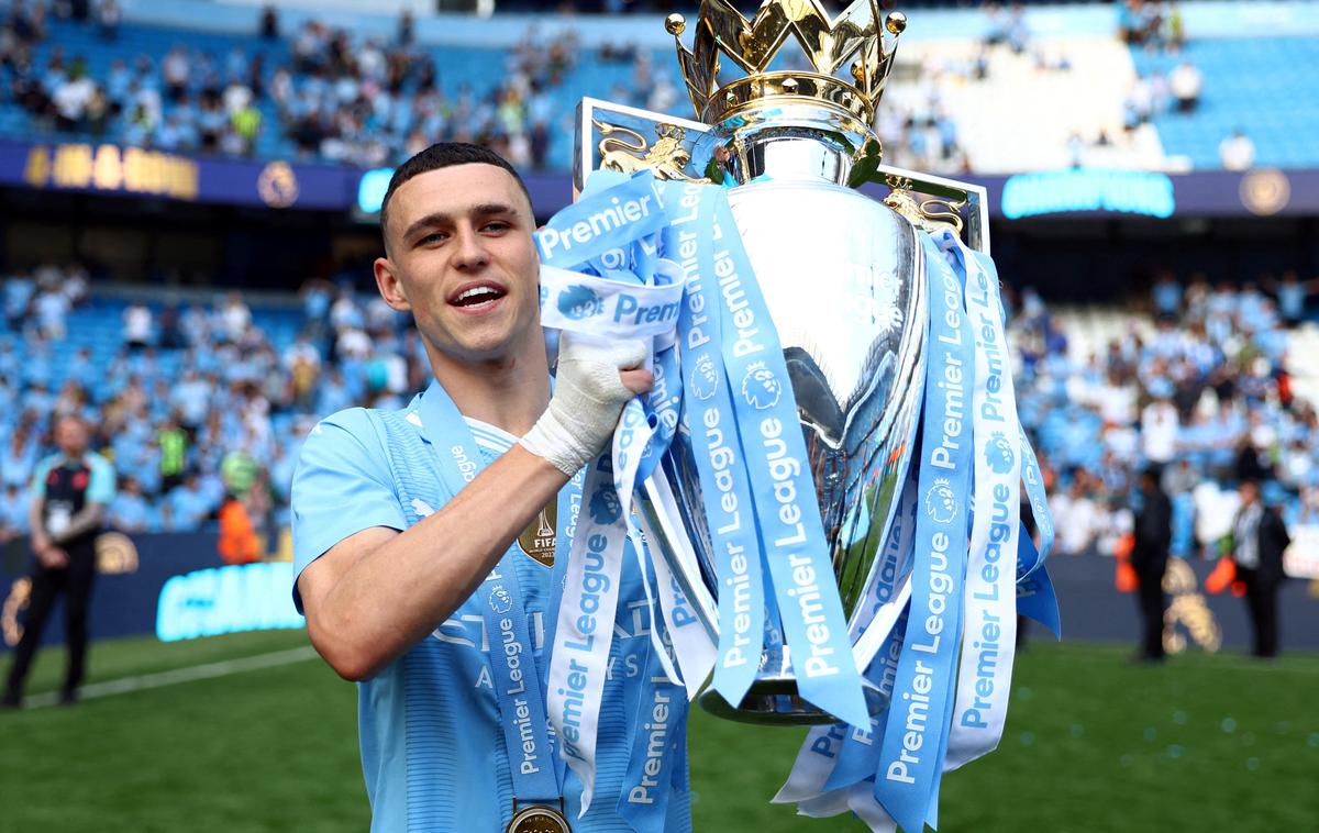 Phil Foden | Phil Foden je najboljši nogometaš v Angliji po izboru stanovskih kolegov.  | Foto Reuters