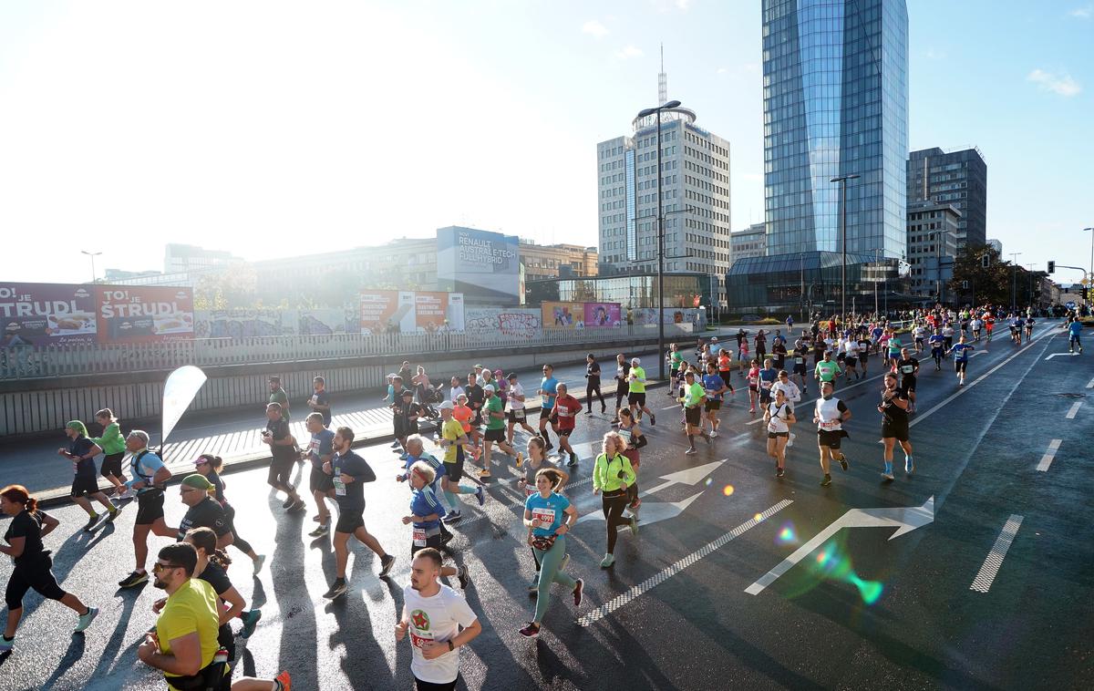 Ljubljanski maraton 2023 | Nekoliko spremenjena je le trasa desetkilometrskega teka. | Foto www.alesfevzer.com