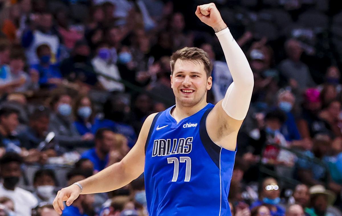 Luka Dončić | Luka Dončić se je proti Sacramentu izkazal z natančnimi meti za dve točki, veliko bolj pa se mu je roka tresla pri trojkah in prostih metih. | Foto Reuters