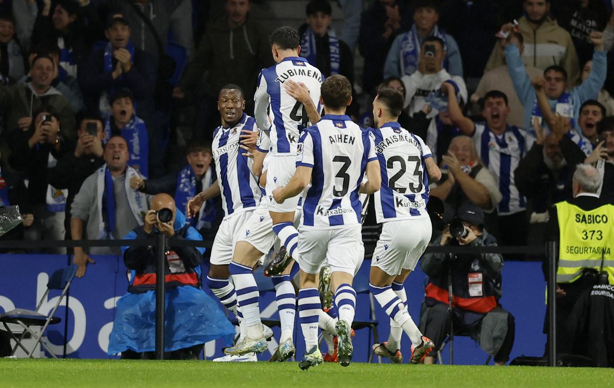 Real Sociedad | Real Sociedad je premagal vodilno Barcelono. | Foto Reuters