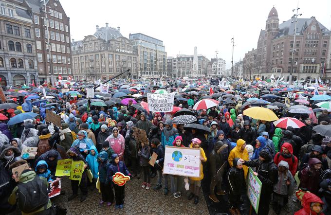 podnebne spremembe shod Amsterdam zemlja globalno segrevanje podnebje | Foto: Reuters