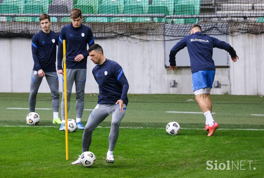 Slovenija nogomet trening