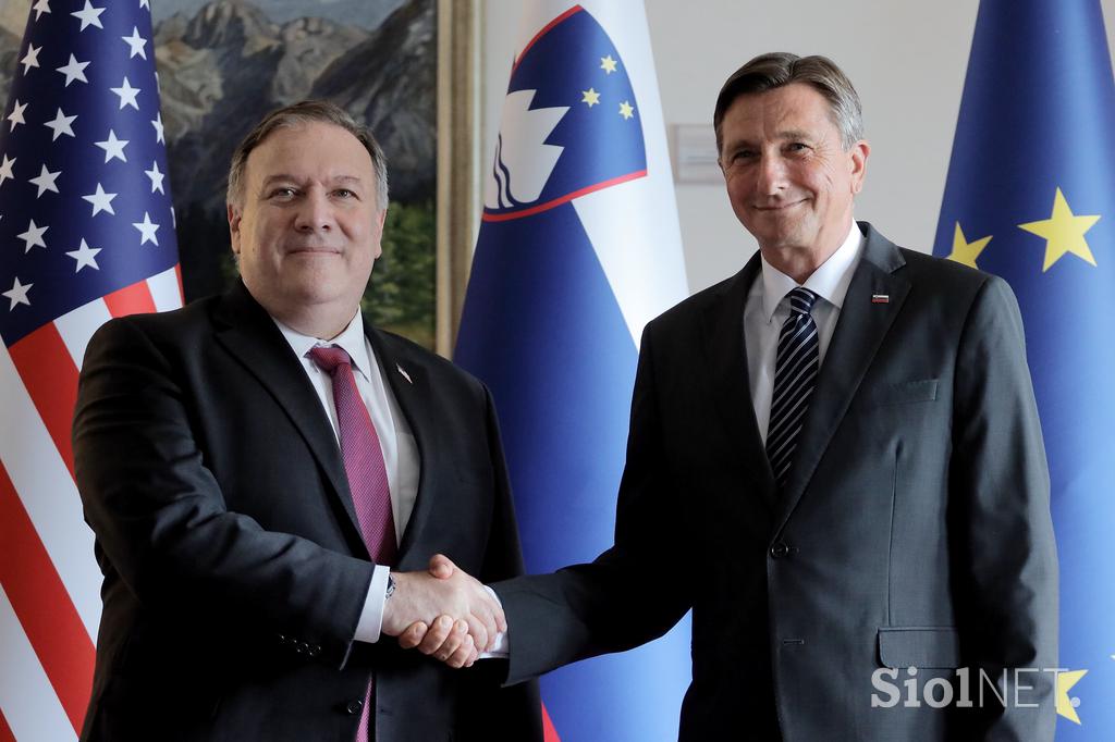 Mike Pompeo Borut Pahor