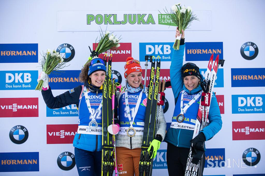 Pokljuka, 15 km, drugi dan