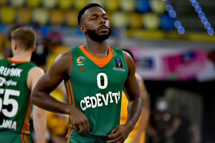 Jacob Pullen Cedevita Olimpija - Gran Canaria (Eurocup) | Jacob Pullen je bil s 27 točkami prvi mož zmage Cedevite Olimpije nad Gran Canario. | Foto KK Cedevita Olimpija