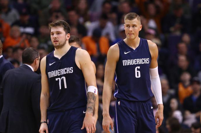 Luka Dončić Kristaps Porzingis | Začetek sezone brez evropskega tandema v Teksasu | Foto Reuters