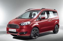 Ford tourneo courier – križanec med dostavnikom in enoprostorcem za aktivne družine