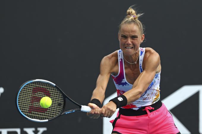 Nizozemka Arantxa Rus je namučila najboljšo Slovenko. | Foto: Guliverimage/Vladimir Fedorenko