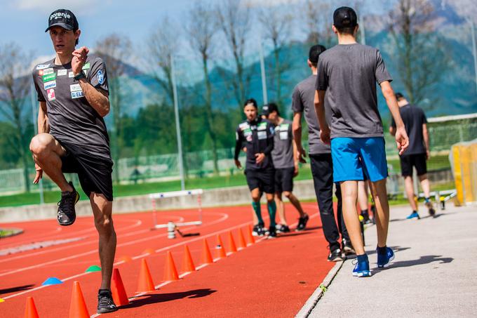 Kot je pri njem v navadi, trdo dela na treningih. | Foto: Grega Valančič/Sportida