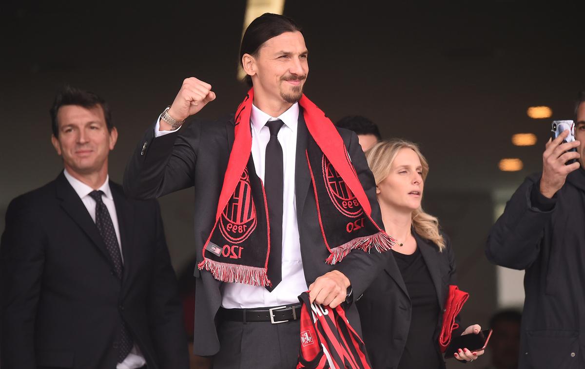 Zlatan Ibrahimović | Zlatan Ibrahimović se je po skoraj osmih letih spet vrnil v Milano in sprožil evforijo med navijači Milana. | Foto Reuters