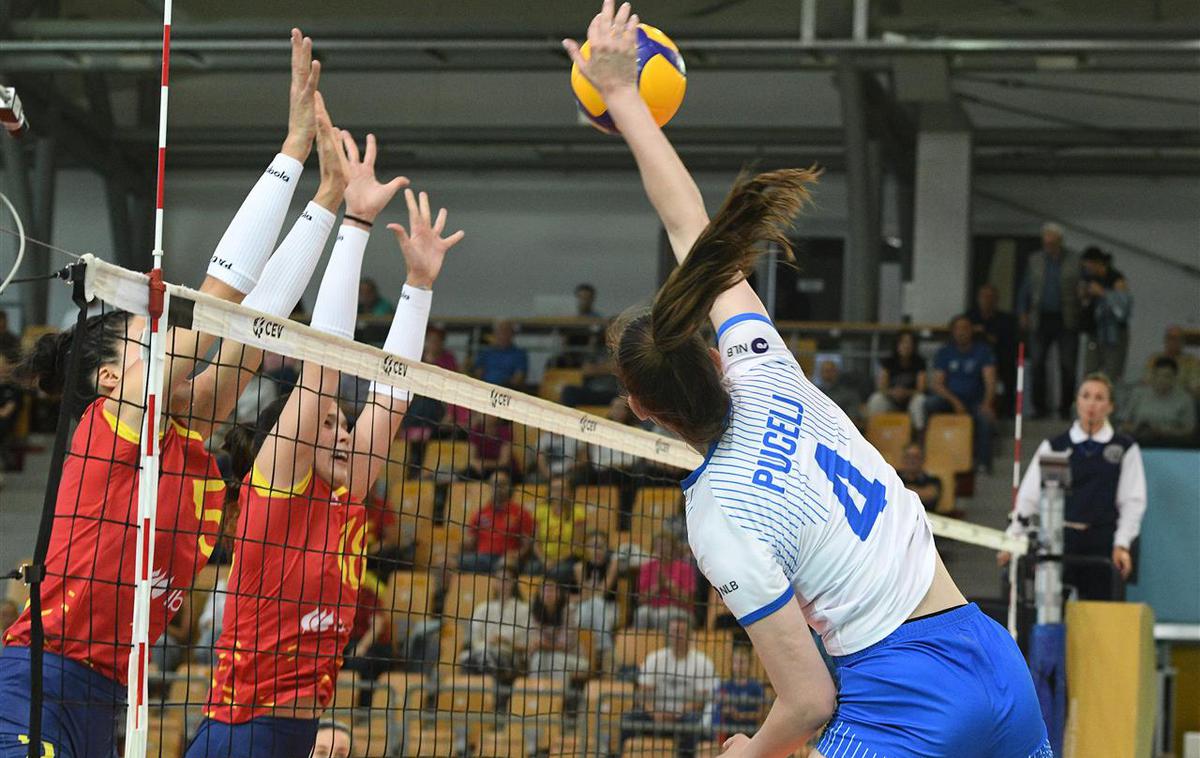 slovenska ženska odbojkarska reprezentanca | Slovenke so izgubile s Špankami. | Foto OZS