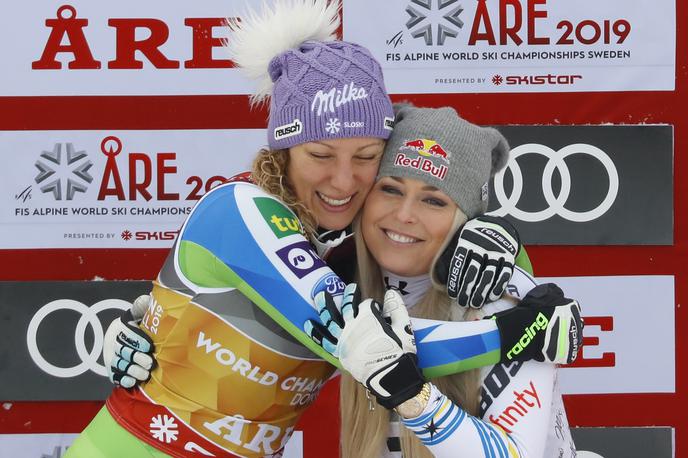 Ilka Štuhec in Lindsey Vonn | Junakinji dneva: Ilka Štuhec in Lindsey Vonn | Foto Reuters