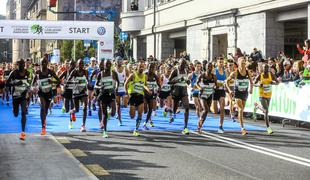 22. Ljubljanski maraton brez najboljših slovenskih maratonskih tekačev, a s kopico tujih