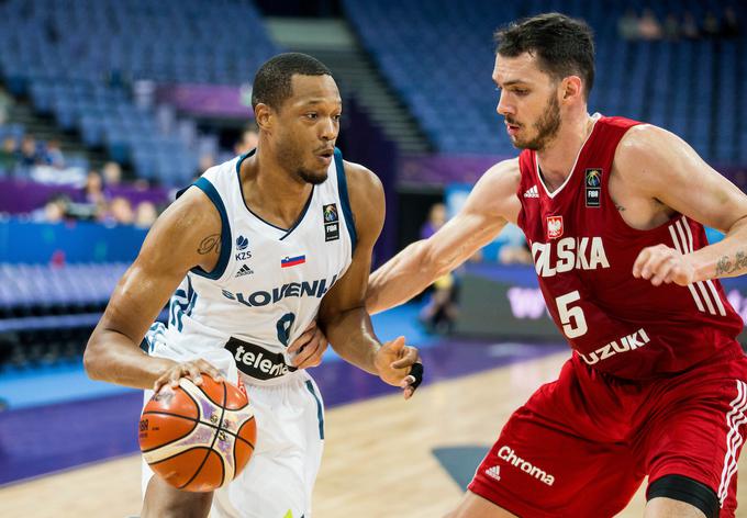 EuroBasket2017 Slovenija Poljska Anthony Randolph | Foto: Vid Ponikvar