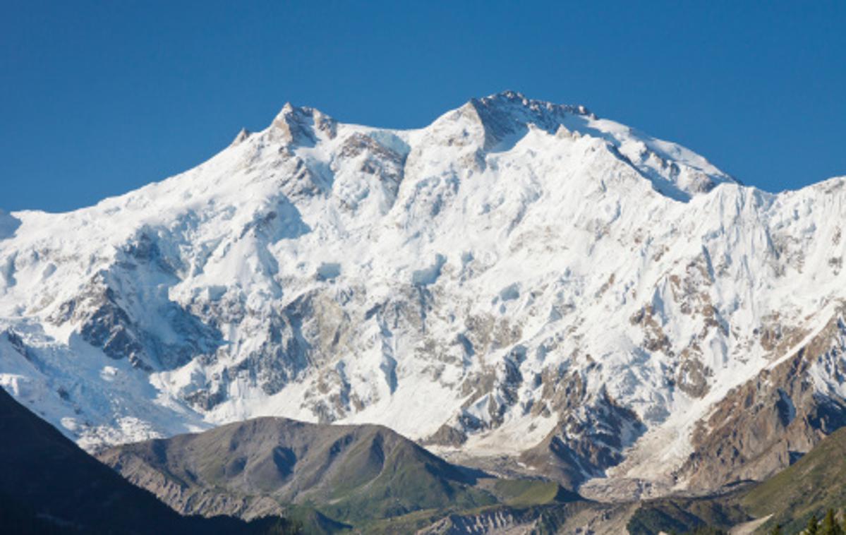 Nanga Parbat | Alpinista sta poskušala po novi smeri splezati na 8.125 metrov visoko goro Nanga Parbat. | Foto Getty Images