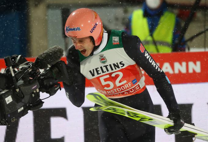 Karl Geiger je bil najboljši na prvi postaji novoletne turneje. | Foto: Reuters