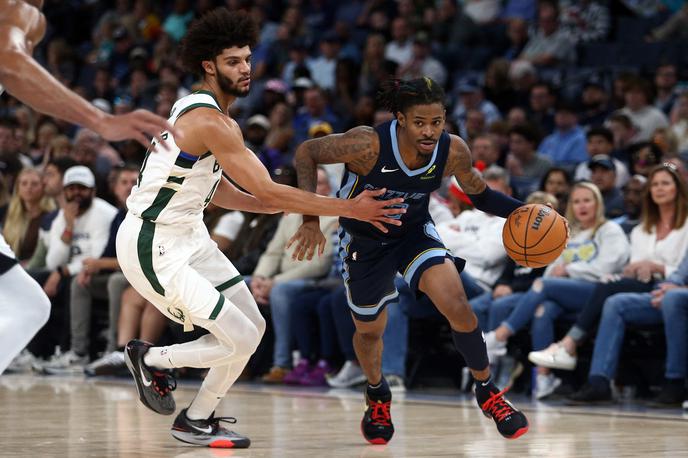 Ja Morant Memphis Grizzlies | Ja Morant je zaradi poškodbe moral na seznam poškodovanih. | Foto Reuters