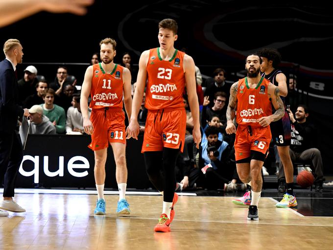 Cedevita Olimpija je na 18 tekmah v Eurocupu zmagala le enkrat. | Foto: Tine Ružič/Cedevita Olimpija