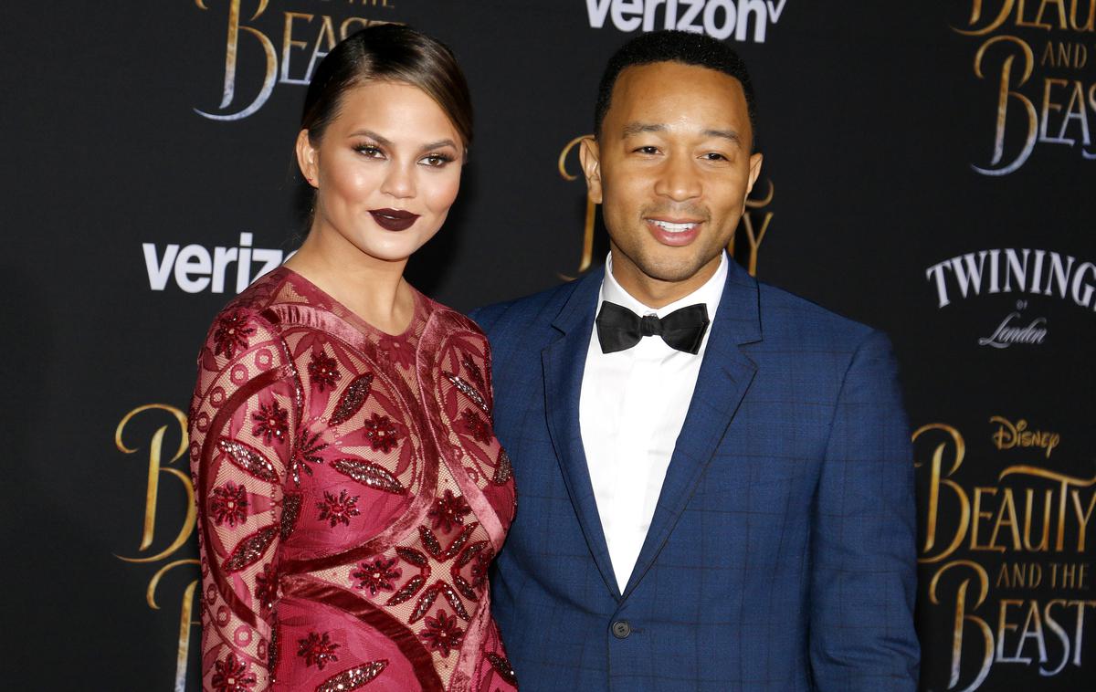 John Legend in Chrissy Teigen | John Legend in Chrissy Teigen sta se poročila leta 2013, skupaj pa imata tri otroke. | Foto Guliverimage