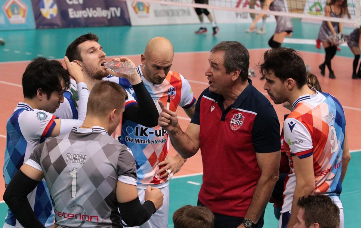 Urban Toman | United Volley je slavil v Minsku in napredoval v osmino finala. | Foto CEV