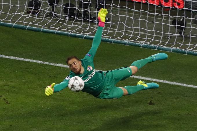 Jan Oblak je po dveh porazih zapored z madridskim Atleticom v prvenstvu tokrat zmagal in zadržal mrežo nedotaknjeno. | Foto: Reuters