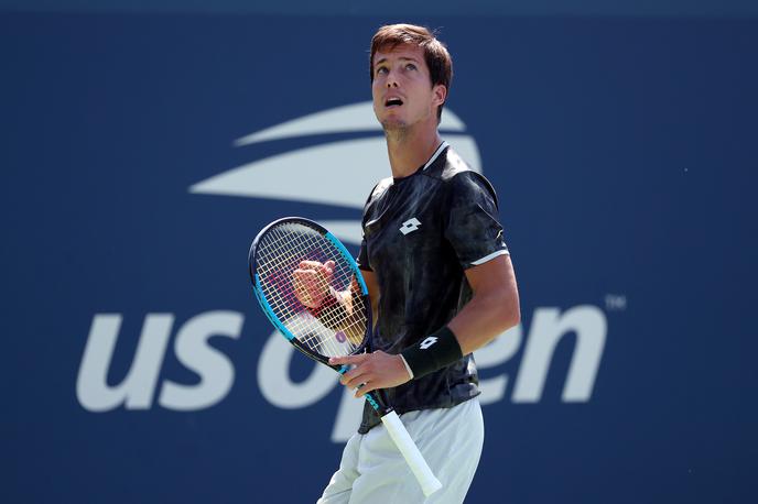 Aljaž Bedene | Aljaž Bedene je po štirih urah in velikem preobratu premagal Benoita Paireja in se prvič v karieri uvrstil v tretji krog OP ZDA. Tam ga čaka Aleksander Zverev. | Foto Getty Images