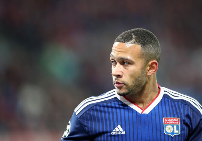 Nizozemec Memphis Depay je najboljši strelec zdajšnjega Lyona in njegov kapetan. | Foto: Getty Images